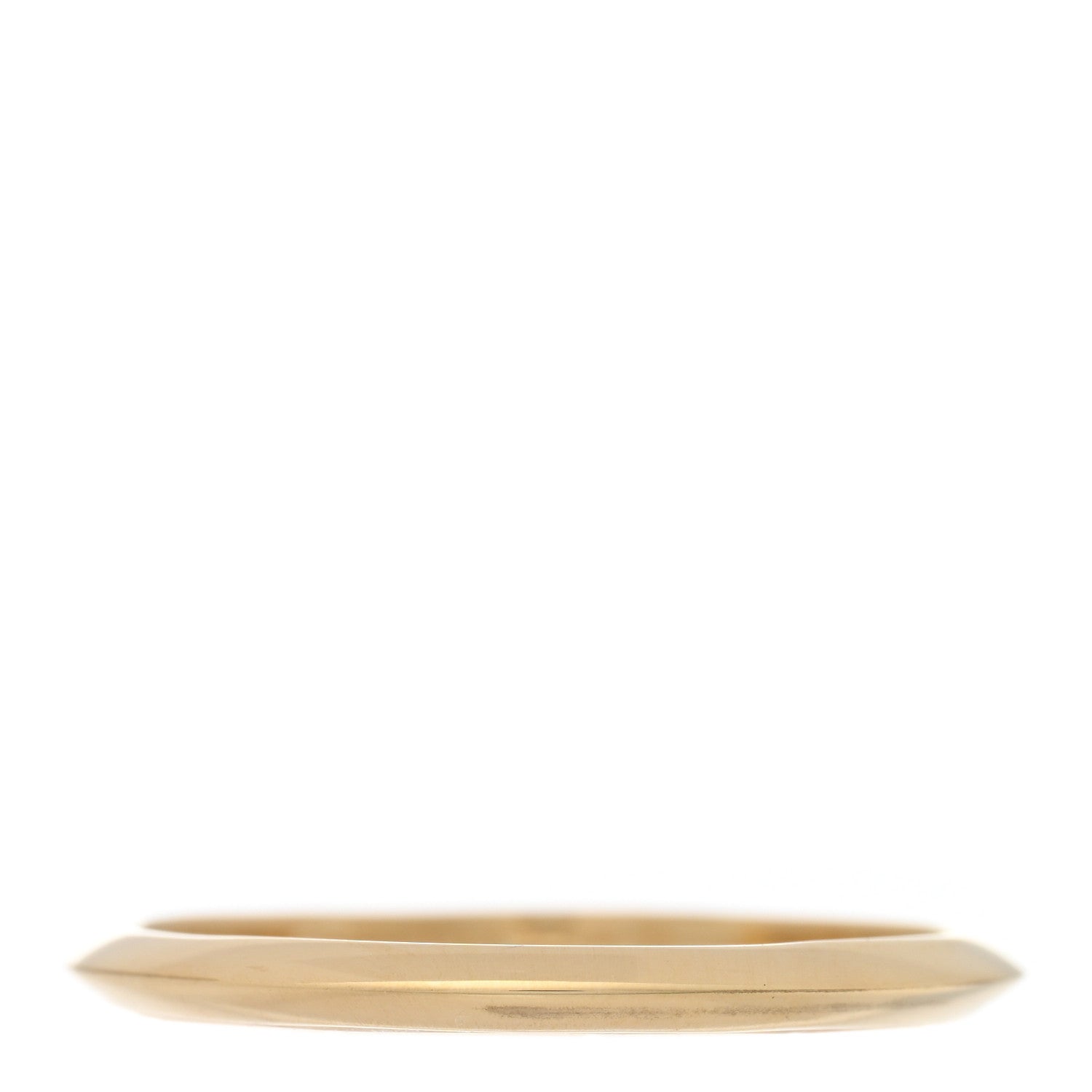 Tiffany 18K Yellow Gold 2mm Knife Edge Wedding Band Ring 56 7.5 1 of 4