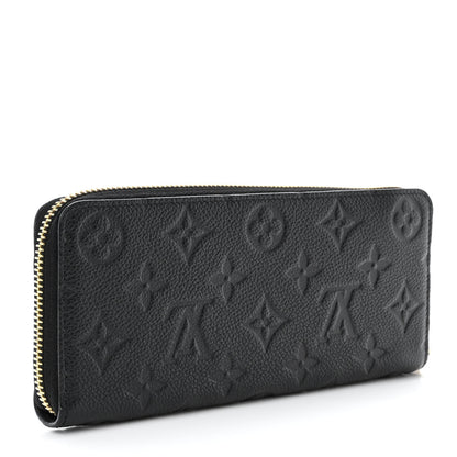 Louis Vuitton LOUIS VUITTON Empreinte Clemence Wallet Black 3 of 9