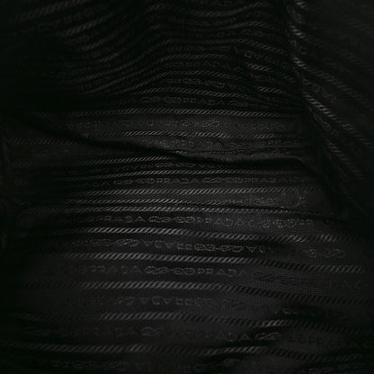 Prada Tessuto Nylon Saffiano Vela Medium Backpack Black 6 of 10