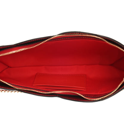 Christian Louboutin Metallic Patent Psychedelic Hot Chick Baguette Shoulder Bag Loubi Gold 5 of 7