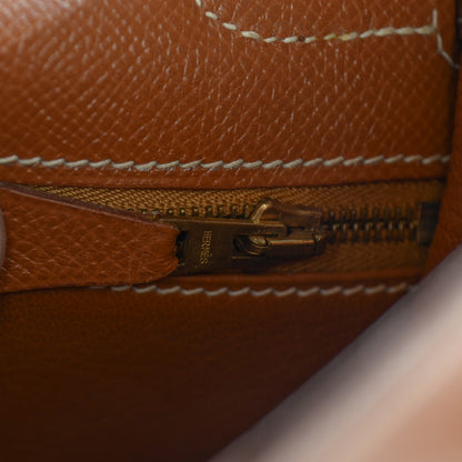 Hermes Courchevel Kelly Retourne 32 Gold 5 of 16