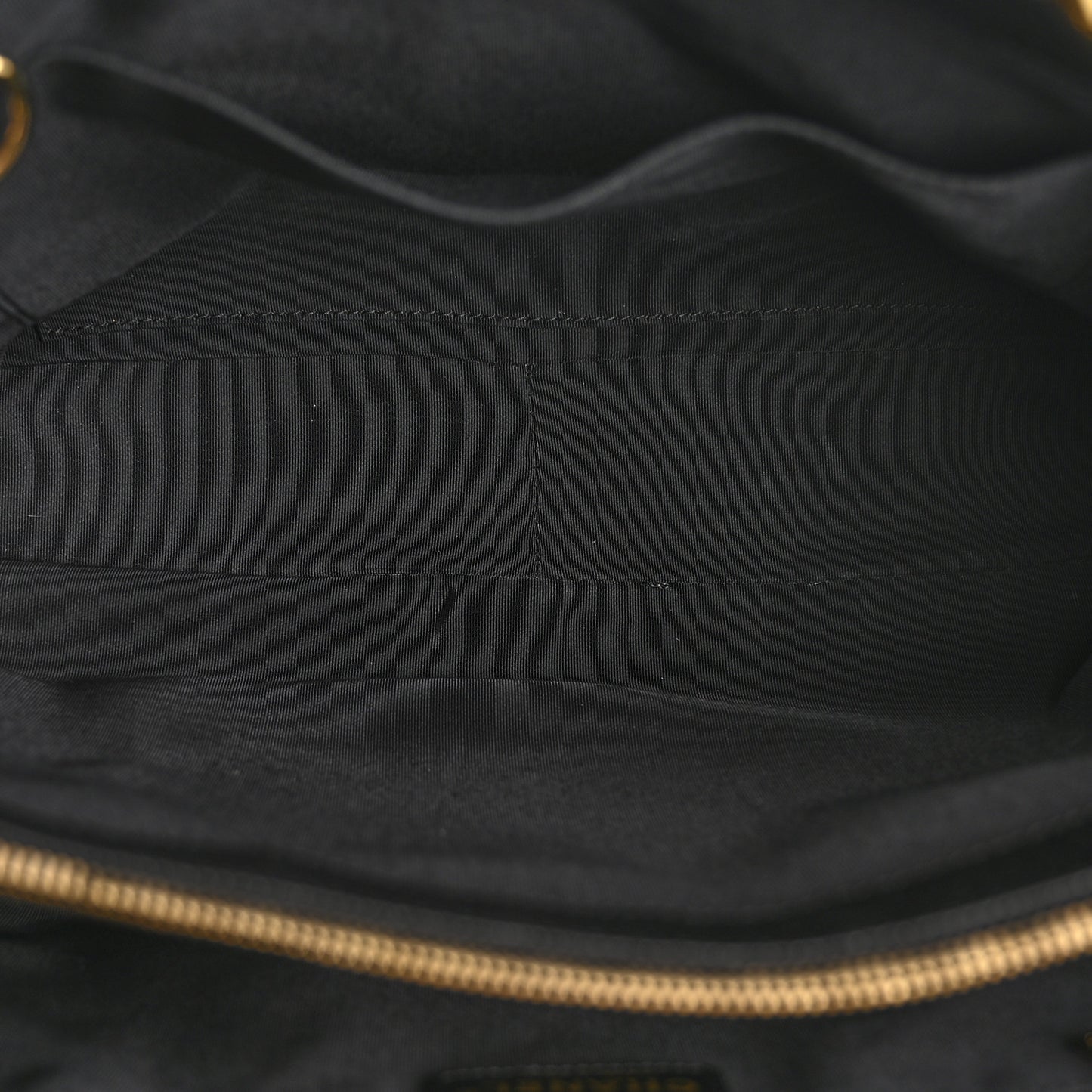 Caviar Quilted Grand Shopping Tote GST Black