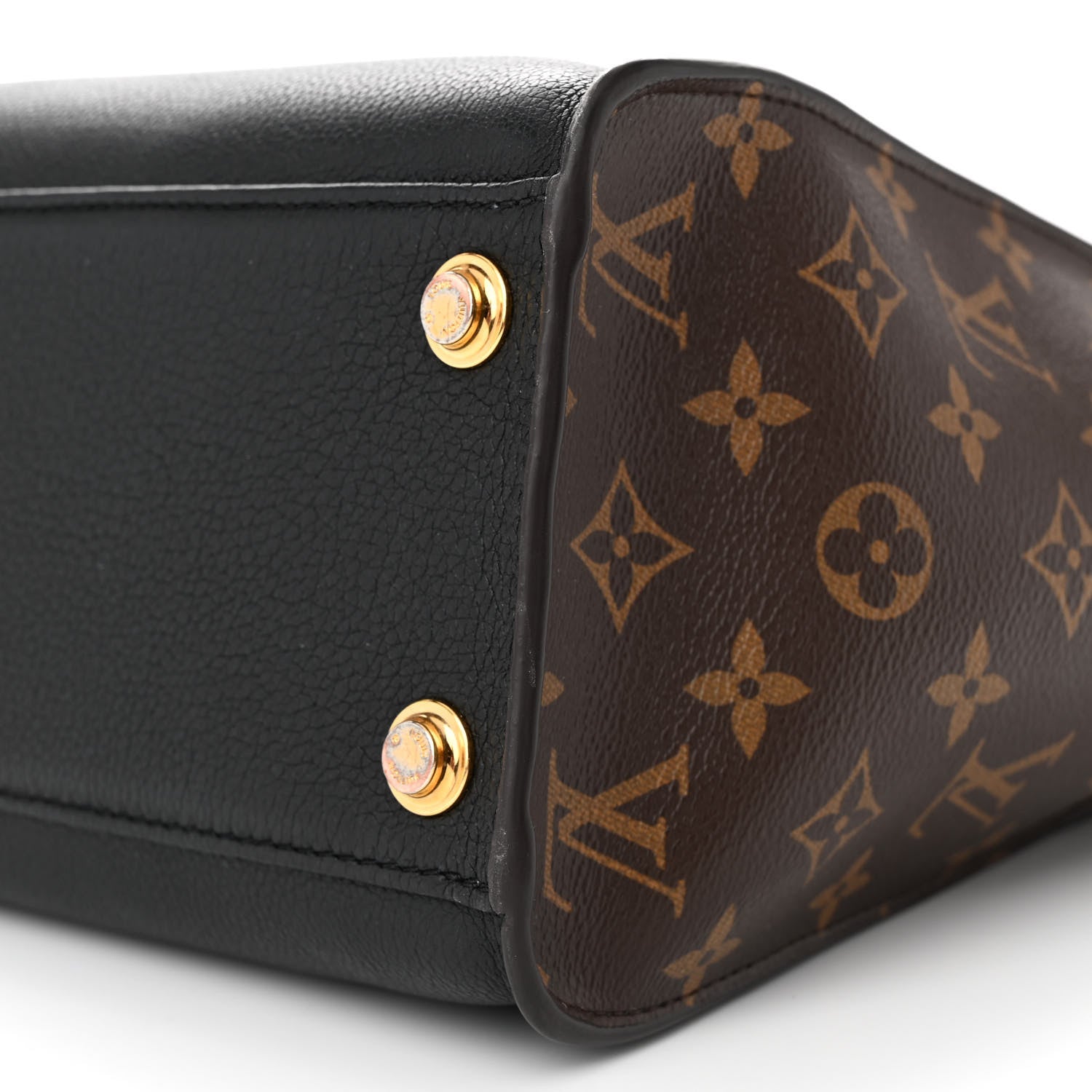 Louis Vuitton Calfskin Monogram On My Side Black 9 of 11