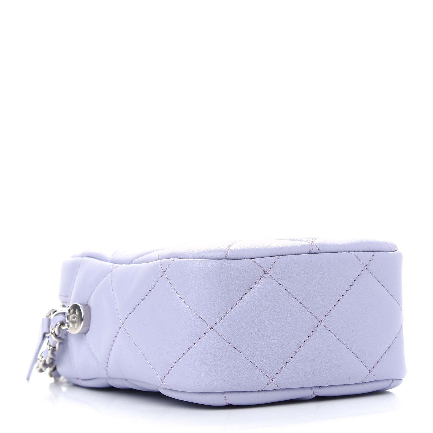 Chanel Lambskin Quilted Vertical My Perfect Camera Case Light Purple 4 of 9