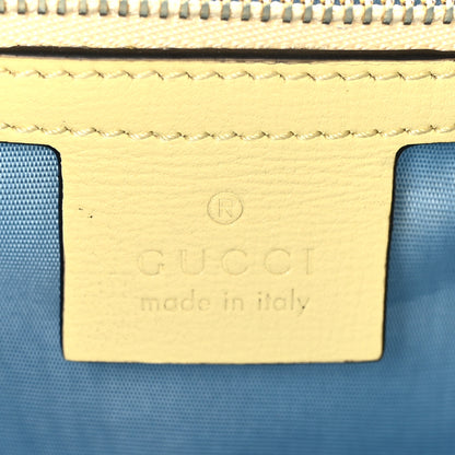 Gucci Textured Calfskin Medium Torchon GG Ring Shoulder Bag Butter 6 of 9
