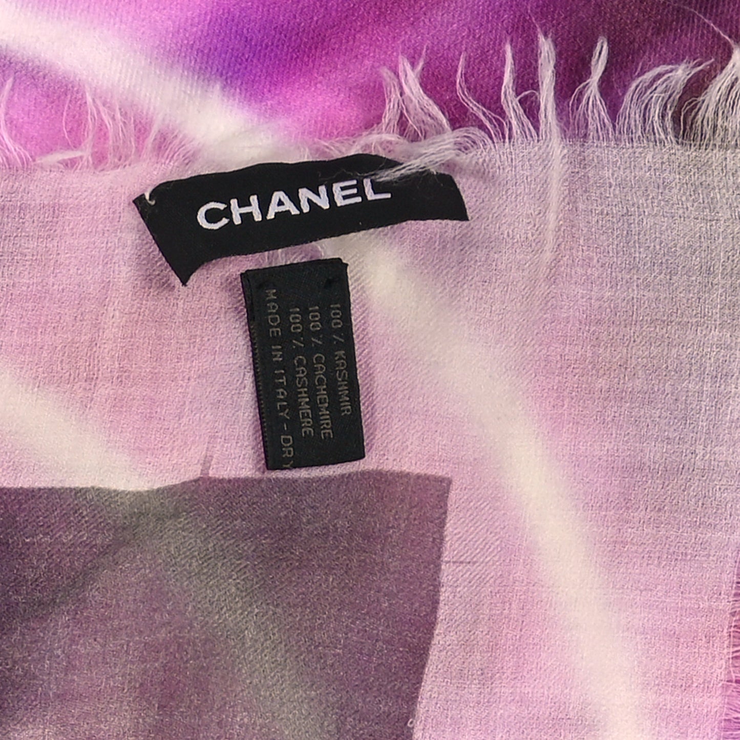 Cashmere Cinecitta Shawl Black Pink