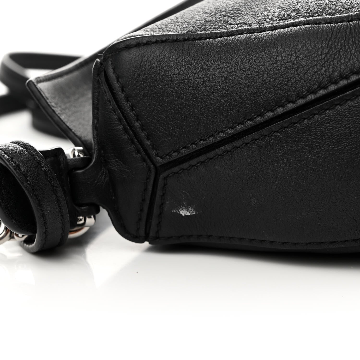 Loewe Calfskin Mini Puzzle Bag Black 14 of 14