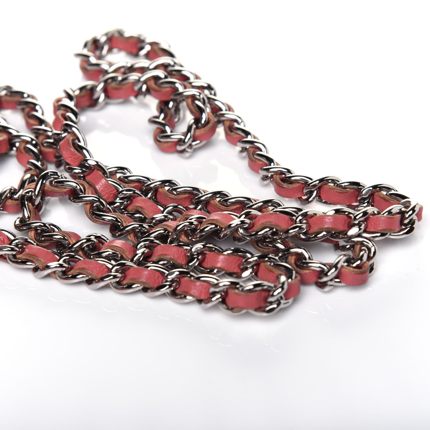 Chanel Patent Quilted Brilliant Wallet On Chain WOC Pink 25 of 25