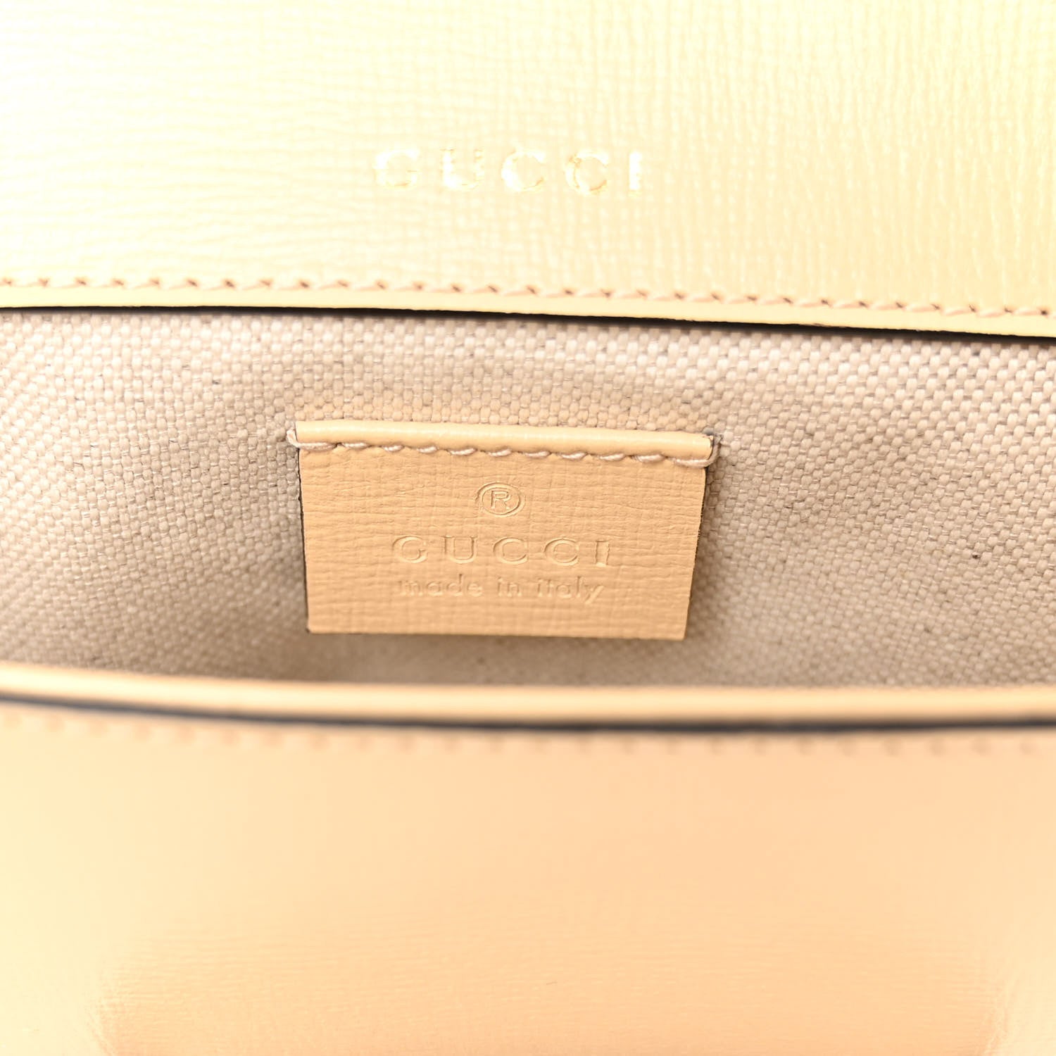 Gucci Azalea Calfskin Web Mini Horsebit 1955 Shoulder Bag Bubble Tea 6 of 9