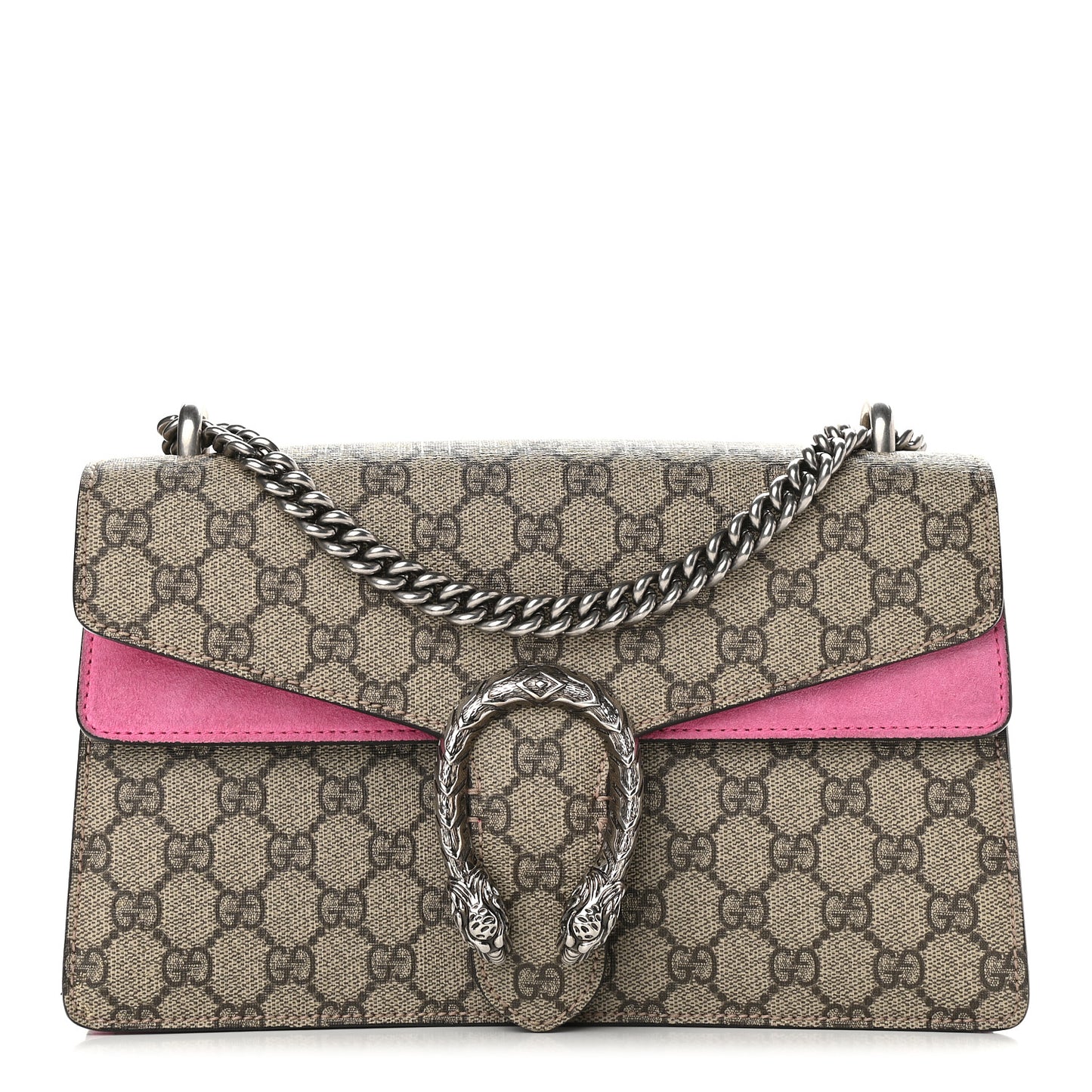 GG Supreme Monogram Small Dionysus Shoulder Bag Pink