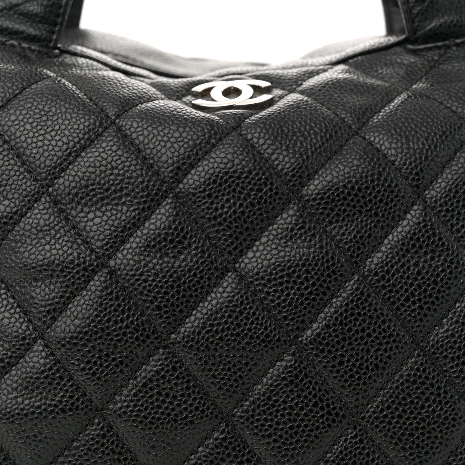 Chanel Caviar Quilted Bowler Black 8 of 11