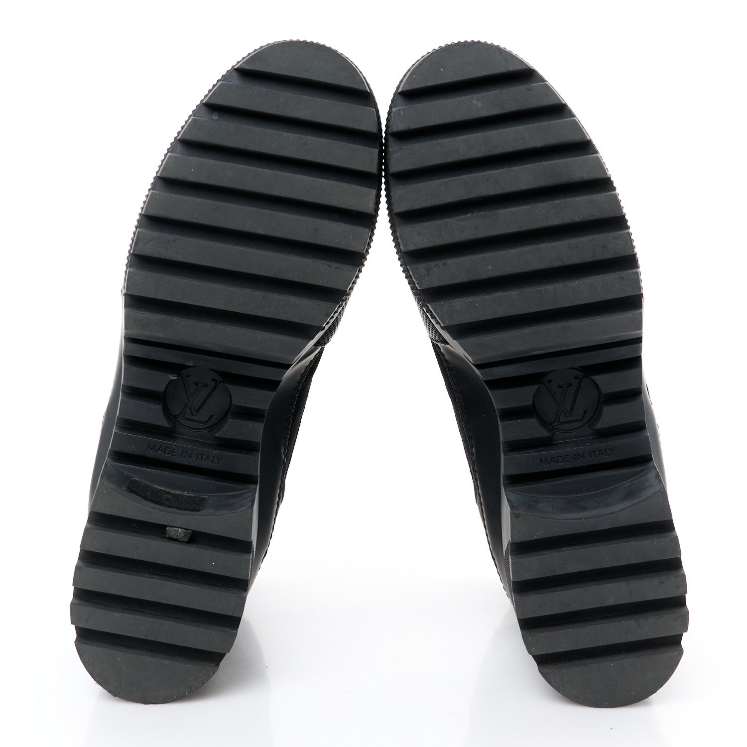 Louis Vuitton Suede Calfskin Mesh Logo Laureate Platform Desert Boots 37 Black 6 of 9
