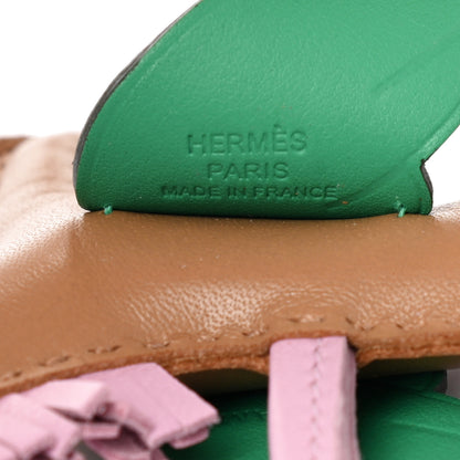 Hermes Milo Lambskin Grigri Rodeo Pegase Horse Bag Charm PM Chai Mauve Sylvestre Menthe 3 of 5