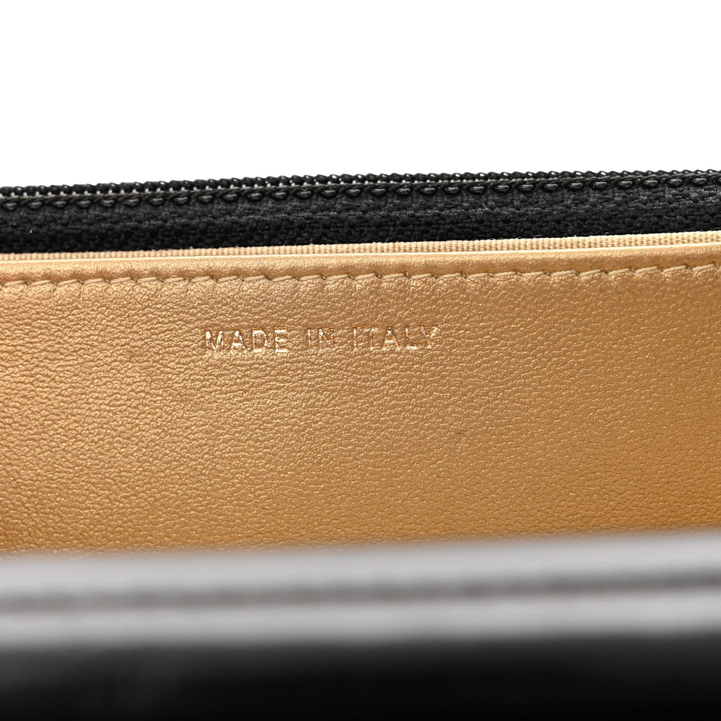 Lambskin Quilted Pearl Crush Wallet On Chain WOC Black