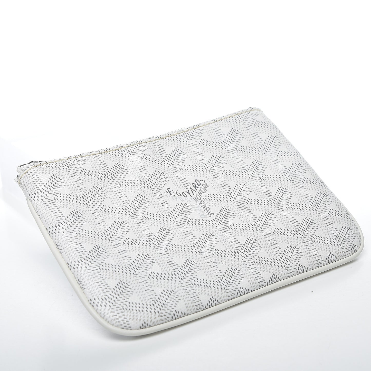 Goyardine Mini Senat Pochette White