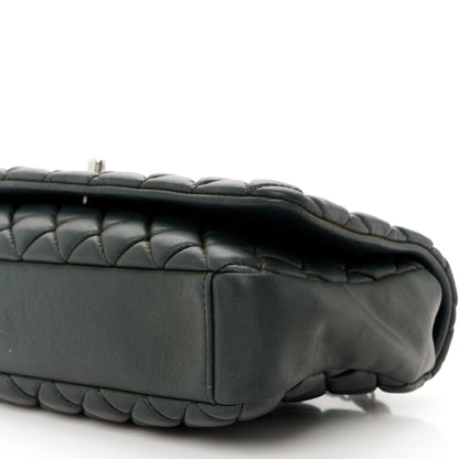 Chanel Iridescent Calfskin Small New Bubble Quilt Flap Anthracite 11 of 11