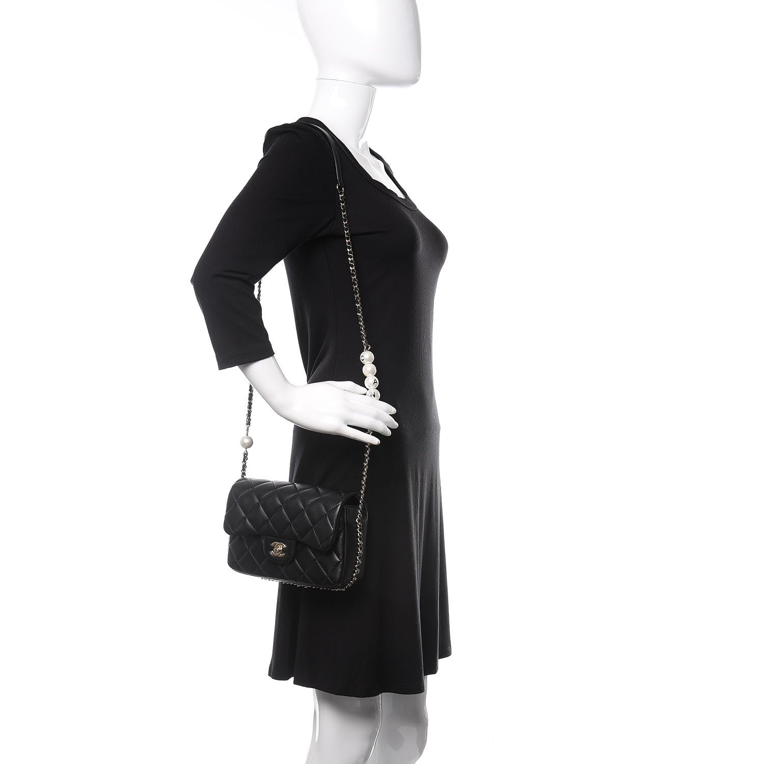 Chanel Lambskin Quilted Small My Precious Flap Black 2 of 11