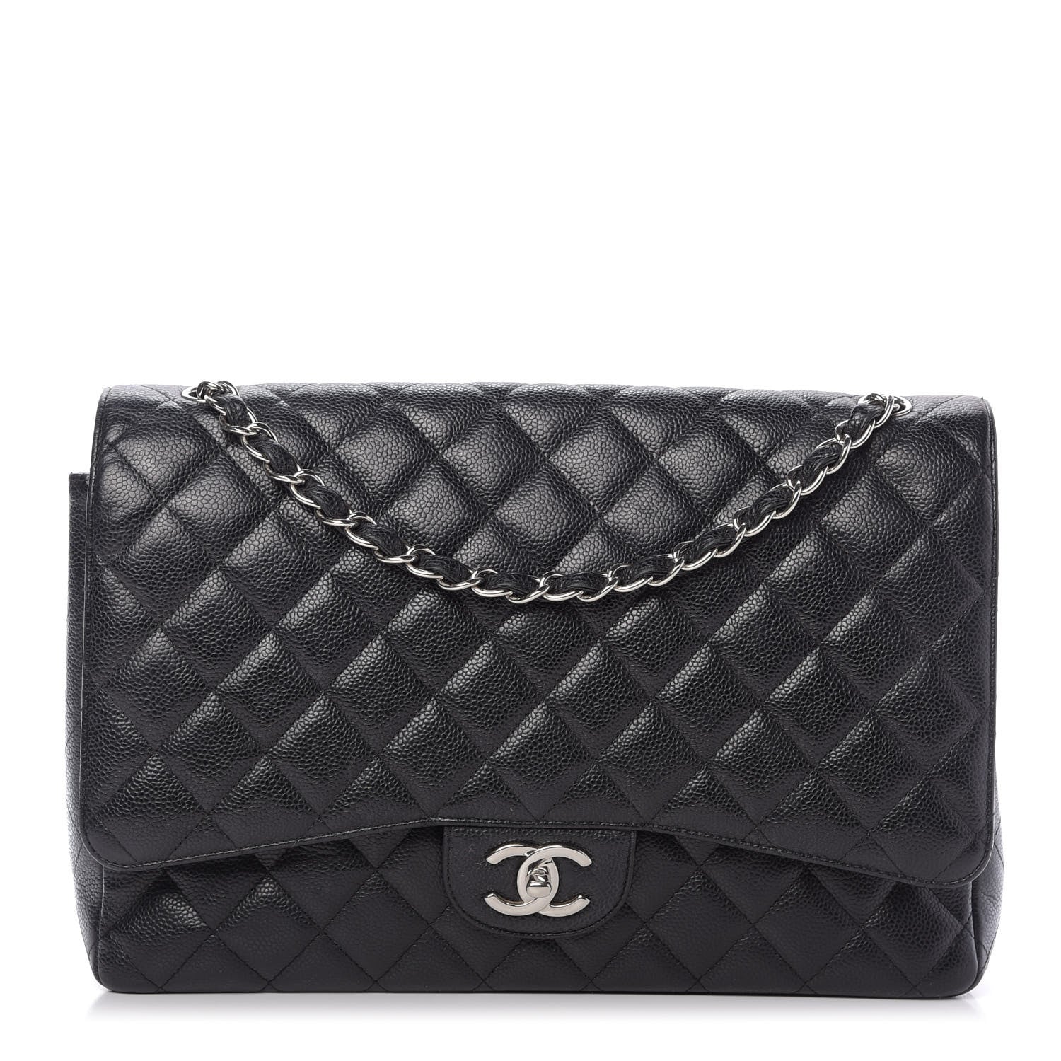 Chanel Caviar Quilted Maxi Double Flap Black 1 of 11