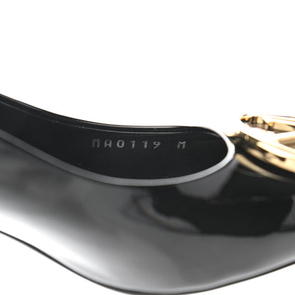 Louis Vuitton Patent Calfskin Madeleine Pumps 38.5 Black 8 of 8
