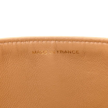 Chanel Lambskin Quilted Medium Double Flap Beige 6 of 9