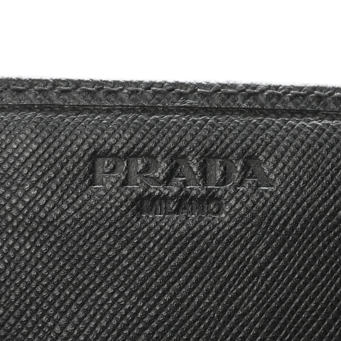 Saffiano Metal Continental Flap Wallet Black