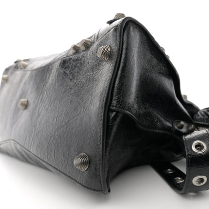 Balenciaga Agneau Arena Neo Cagole City Handbag Black 10 of 10