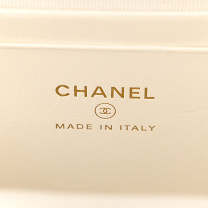 Chanel Caviar Quilted CC Mini Classic Backpack White 6 of 11