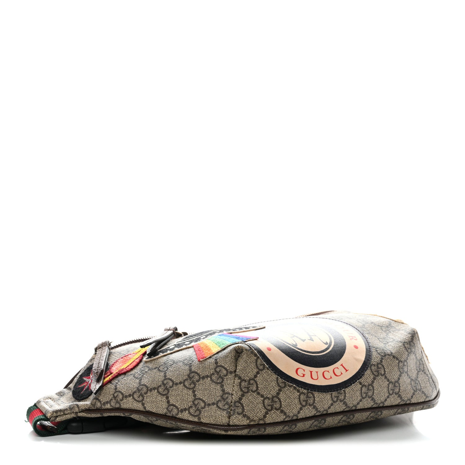 Gucci GG Supreme Monogram Courrier Belt Bag Beige New Acero 4 of 14