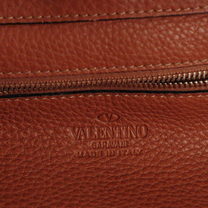 Valentino Garavani Grained Calfskin Va Va Voom Tote Cognac 7 of 8