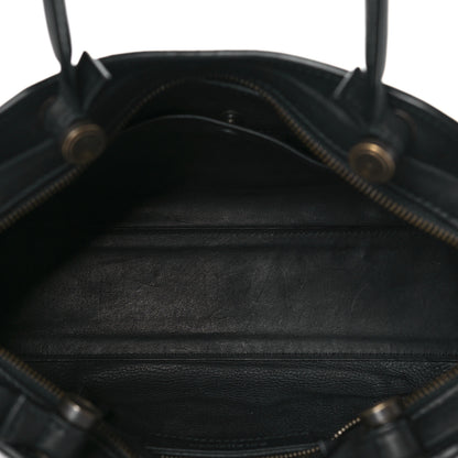 Balenciaga Veau Soyeux Perforated Blackout Hardware S City Black 6 of 13