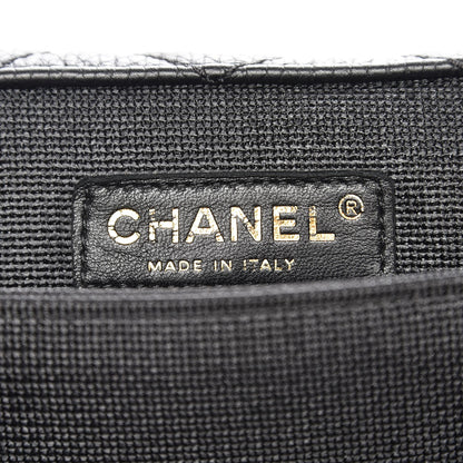 Chanel Calfskin Quilted XXL Travel Flap Bag Black 7 of 8