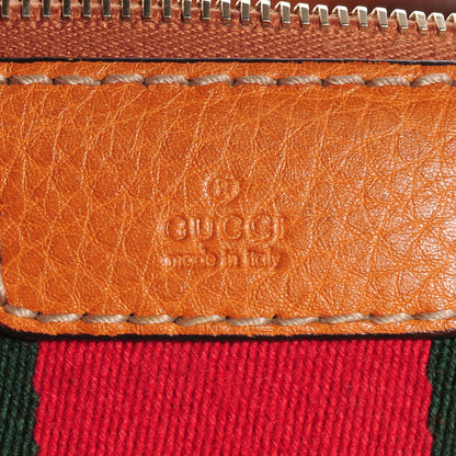 Gucci Calfskin Vintage Web Medium Boston Tobacco 6 of 10