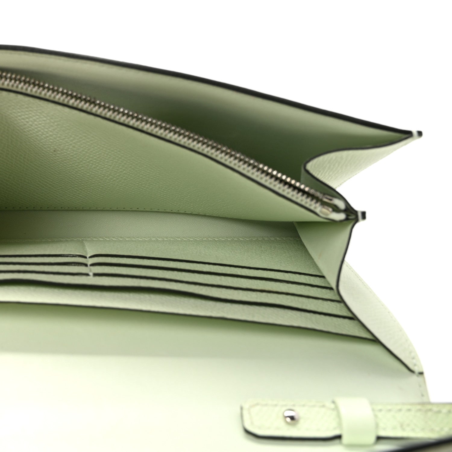 Hermes Epsom Constance Long To Go Wallet Vert Fizz 5 of 10