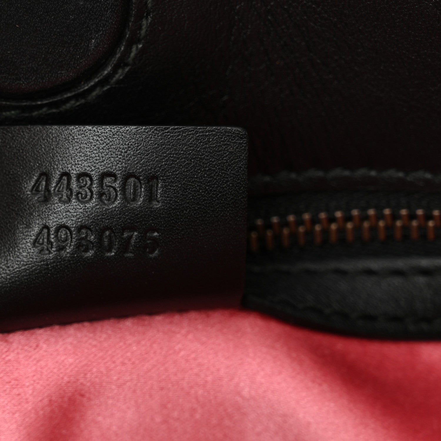 Gucci Calfskin Matelasse Medium GG Marmont Open Top Shoulder Bag Black White 7 of 12