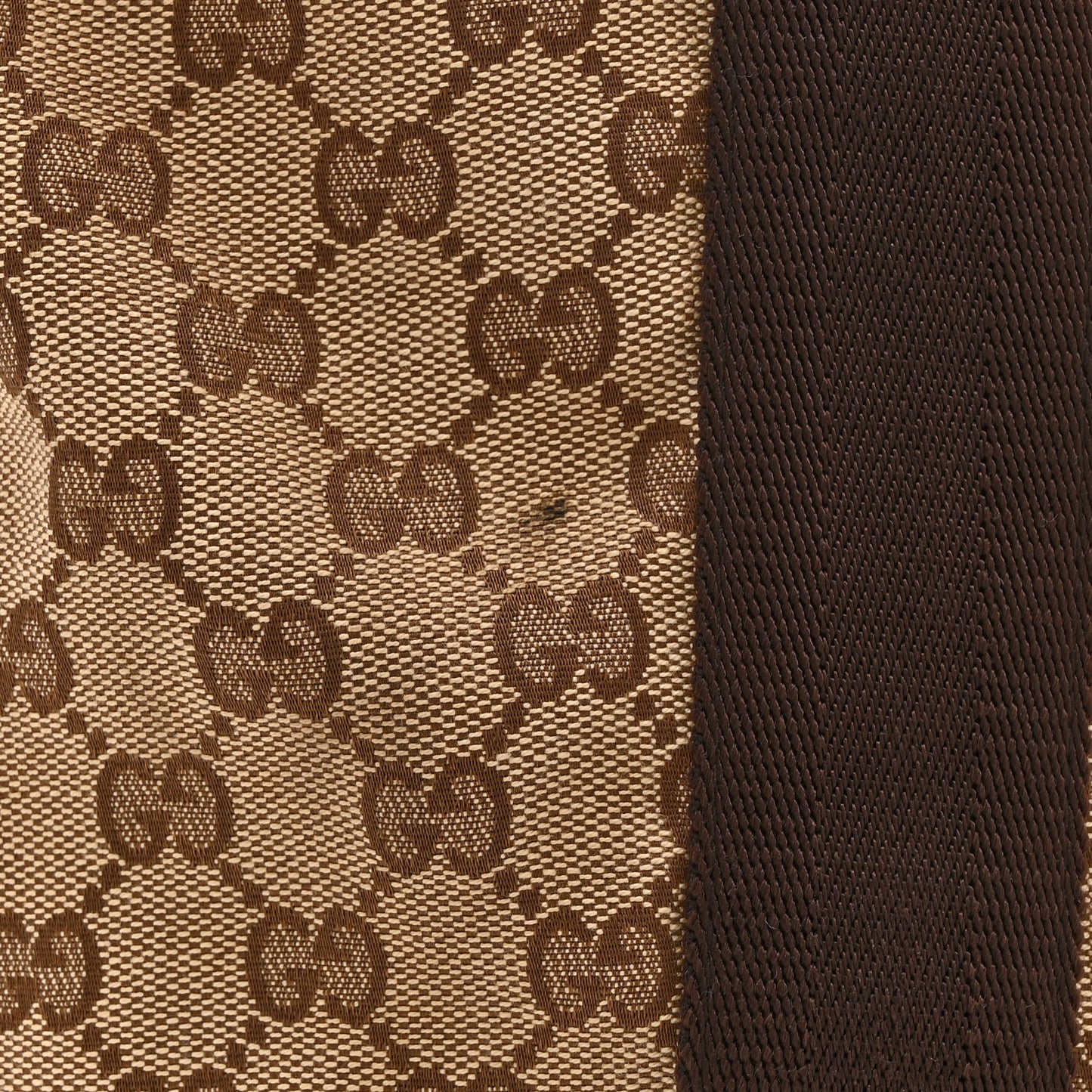 GG Monogram Medium Handle Vertical Tote Bag Dark Brown