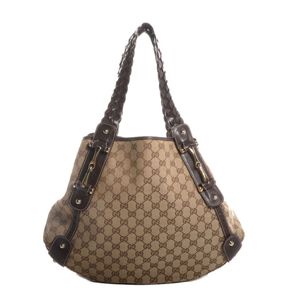 Gucci Monogram Medium Pelham Tote Brown 1 of 7
