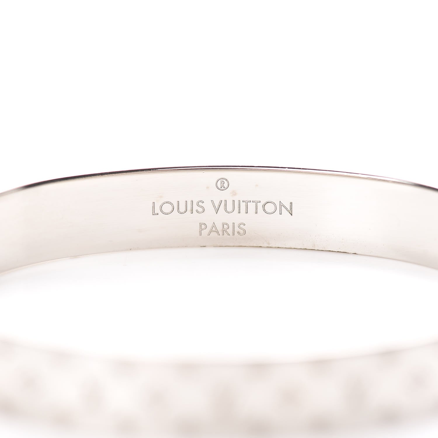 Louis Vuitton Palladium Monogram Nanogram Cuff M 4 of 6