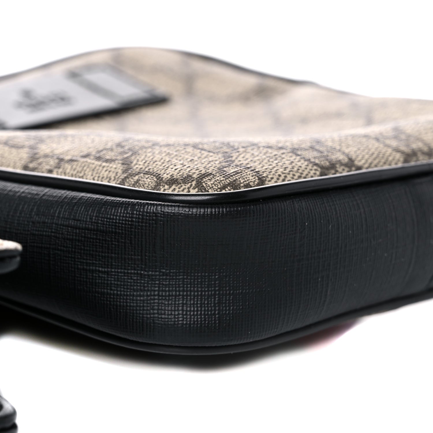 Gucci GG Supreme Monogram Web Belt Bag Black 13 of 16