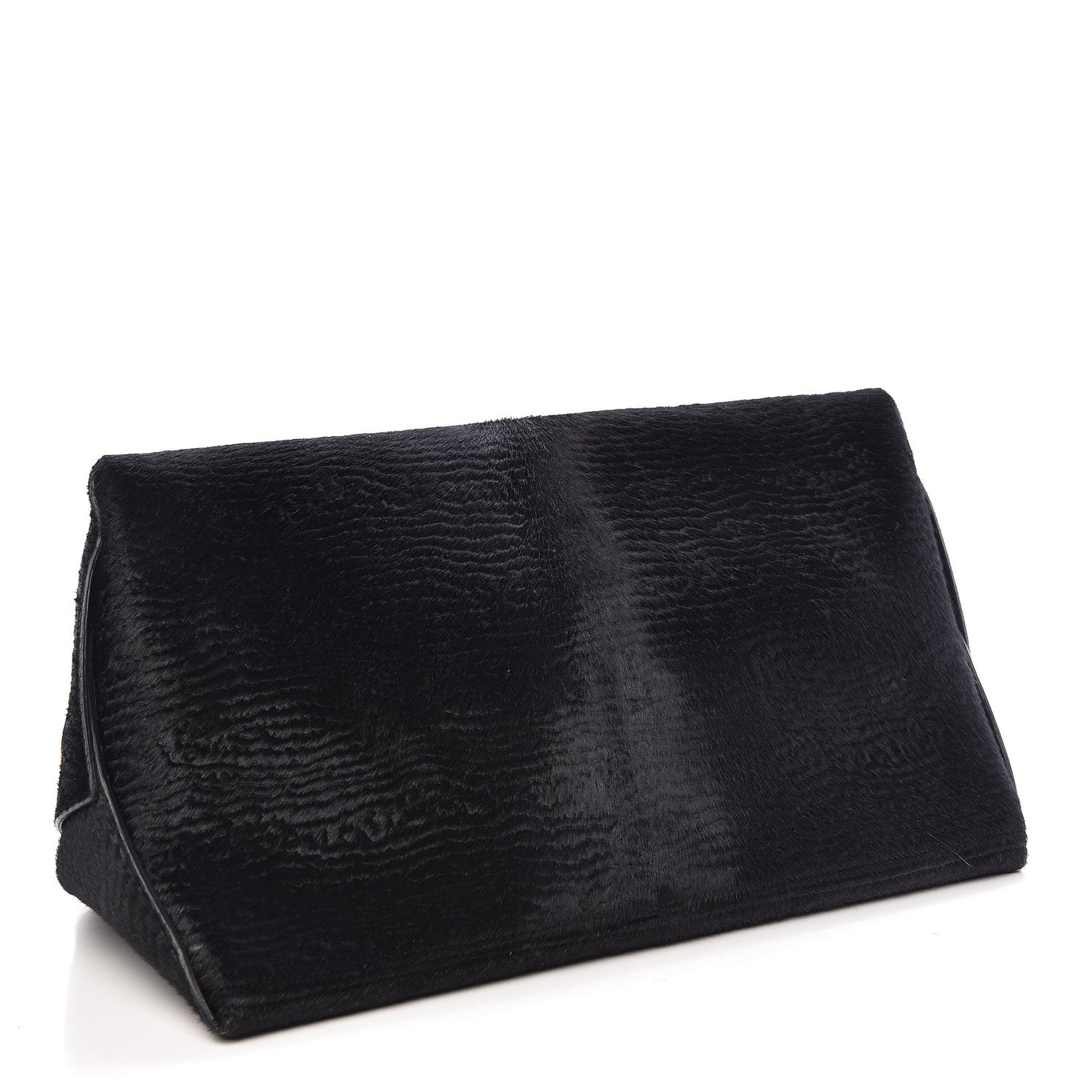 Pony Hair Orb Bag Black