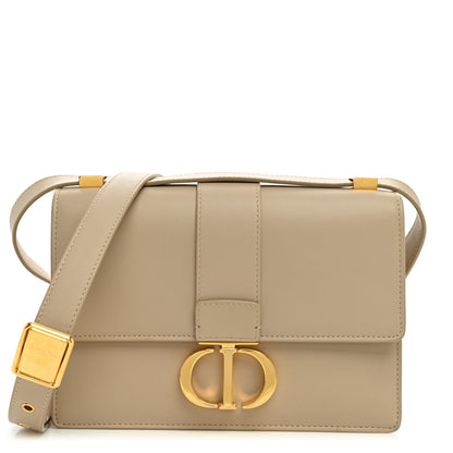 Christian Dior Smooth Calfskin 30 Montaigne Flap Bag Beige 1 of 9