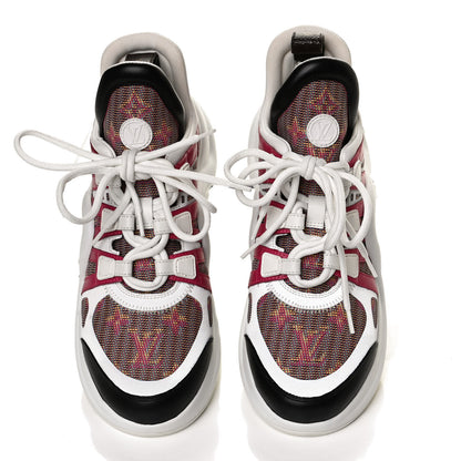 Louis Vuitton Calfskin Nylon LV Pop Archlight Sneaker 38.5 Rose 5 of 13