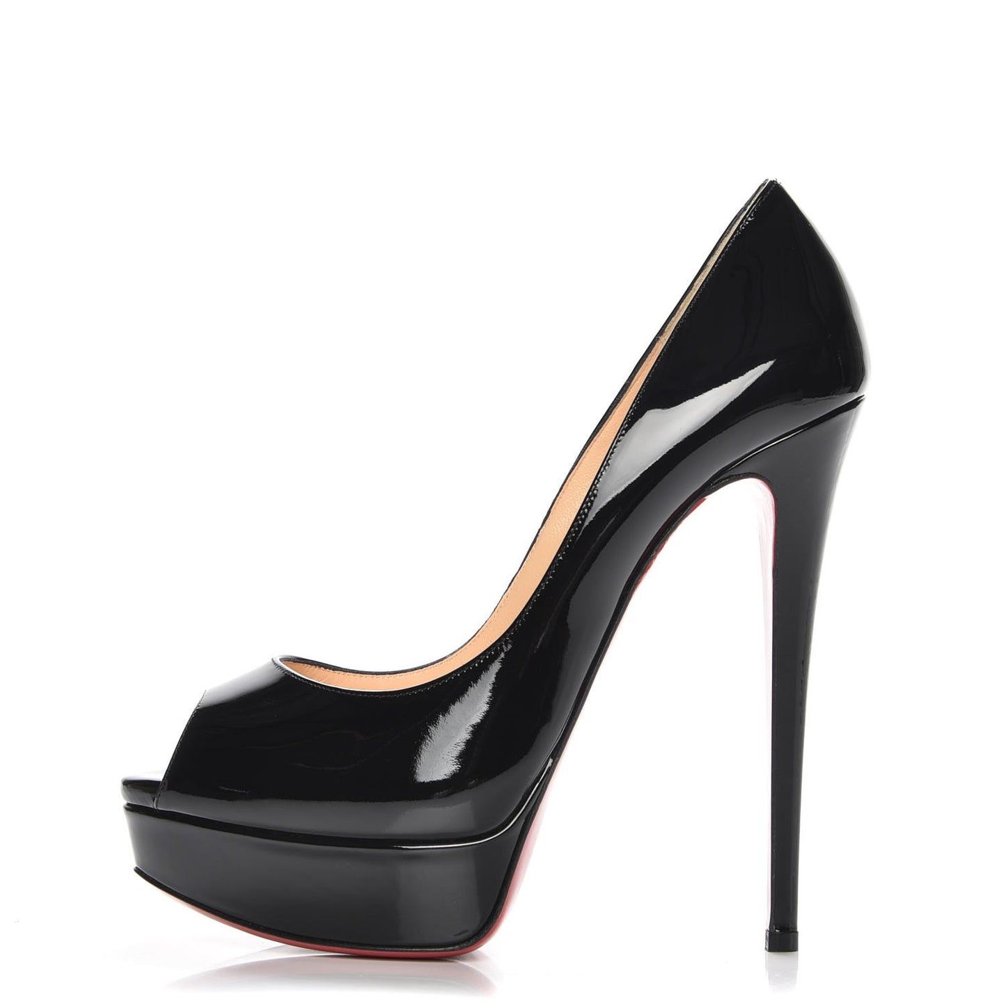 Patent Lady Peep 150 Pumps 39 Black