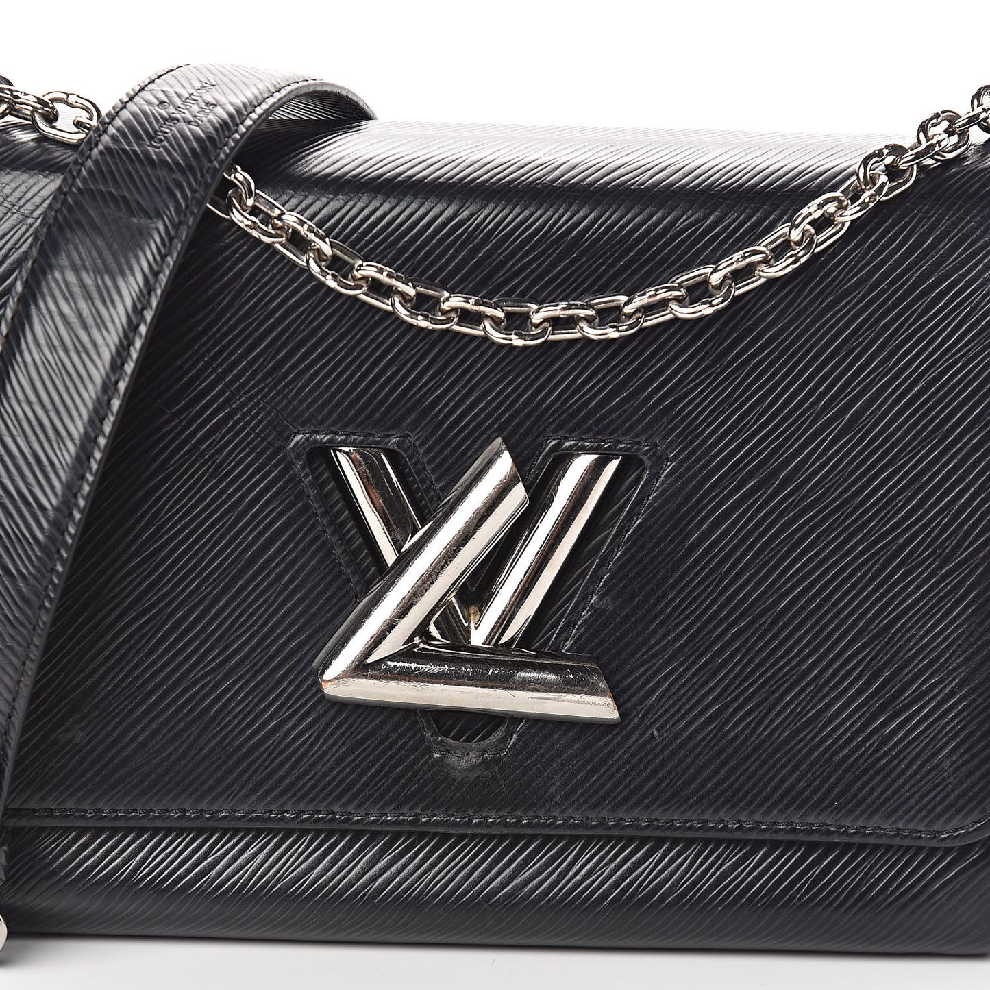 Epi Twist Shoulder Bag MM Black