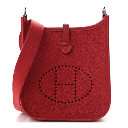 Hermes Taurillon Clemence Evelyne TPM Rouge Piment 1 of 9