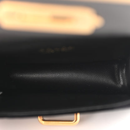 Prada Velluto Crocodile Micro Cahier Bag Black 5 of 12