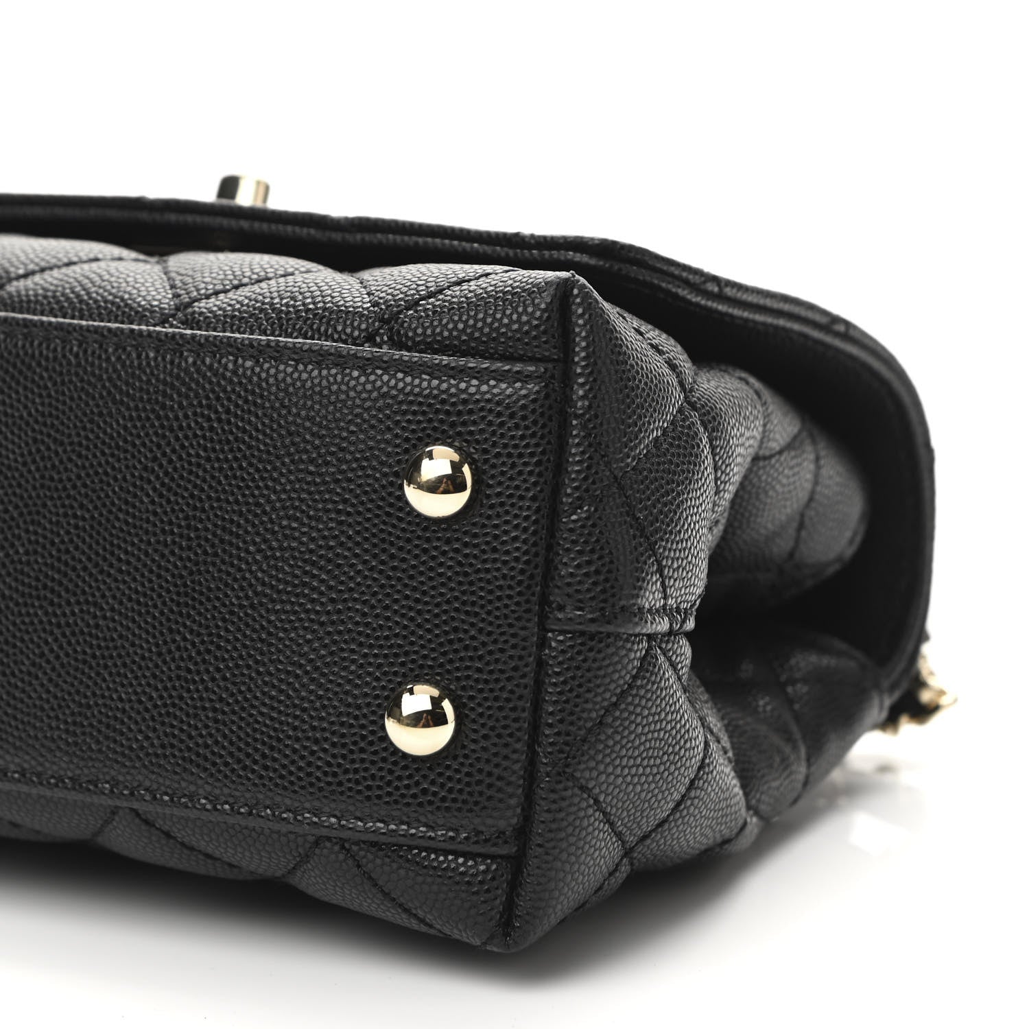 Chanel Caviar Quilted Extra Mini Coco Handle Flap Black 10 of 11