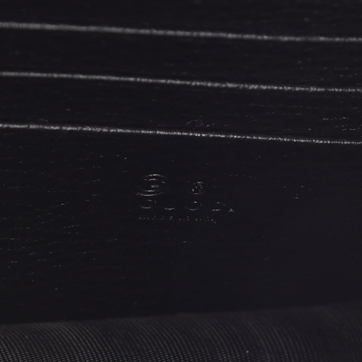 Dollar Calfskin Interlocking G Chain Wallet Black