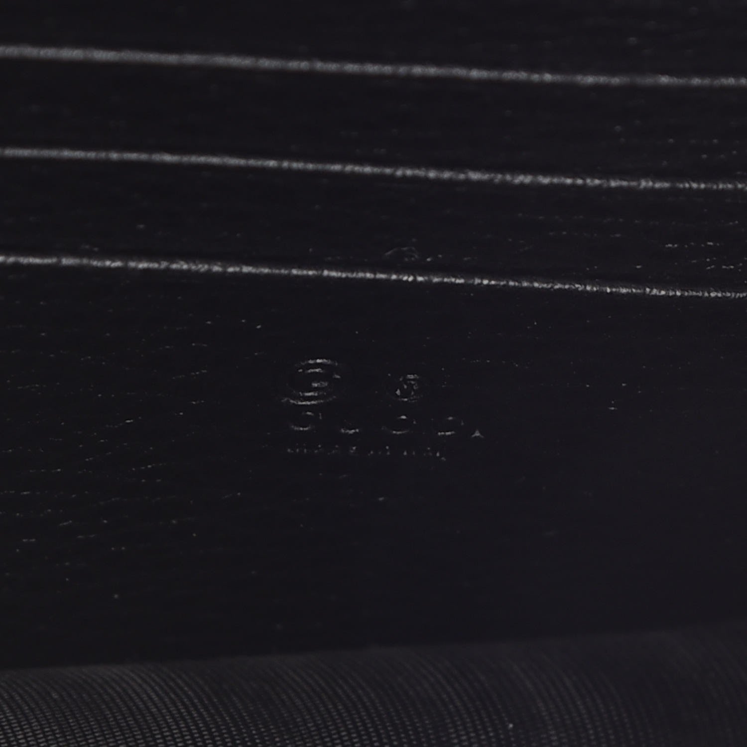 Gucci Dollar Calfskin Interlocking G Chain Wallet Black 7 of 8