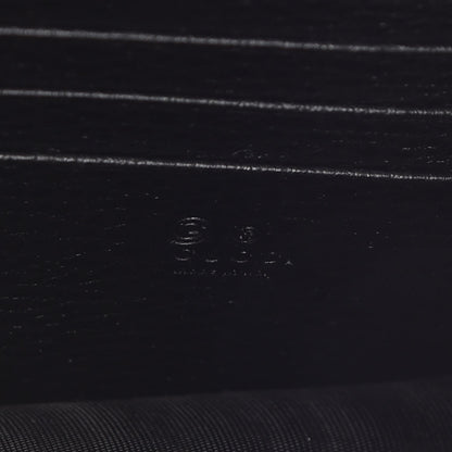 Gucci Dollar Calfskin Interlocking G Chain Wallet Black 7 of 8