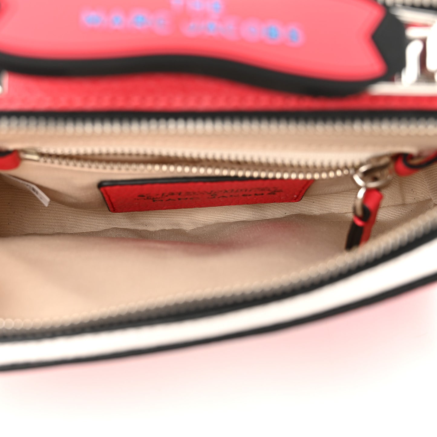 X Peanuts Calfskin The Box Crossbody Red